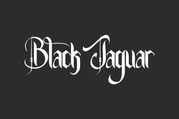 Black Jaguar: A Bold Gothic Typeface for High-Impact Design