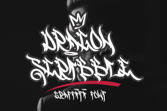 Dragon Scribble: Bold Blackletter for High-Impact Design