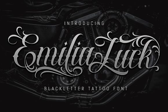 Emilia Luck: The Bold Blackletter Typeface for Modern Branding