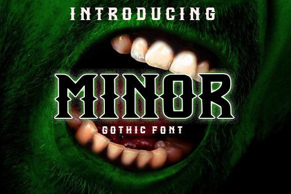 Evaluating Minor: A Strategic Choice for Bold Blackletter Branding