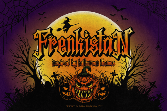 Frenkistan: The Blackletter Typeface for Unsettling Horror Designs