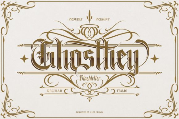 Ghosthey: The Ultimate Blackletter Font for Modern Design