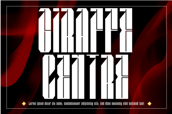 Giraffe Centre: A Modern Font for Bold, Asymmetric Branding