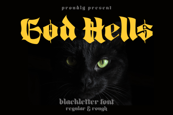 God Hells: Why This Gothic Typeface Demands Attention in Bold Design Projects