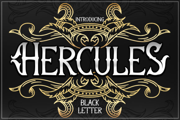 Hercules: A Bold Blackletter Font for Standout Designs