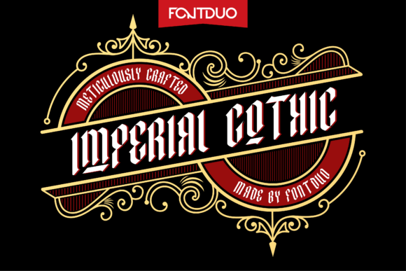 Imperial Gothic: Elevating Brand Identity with Bold, Historical Typography