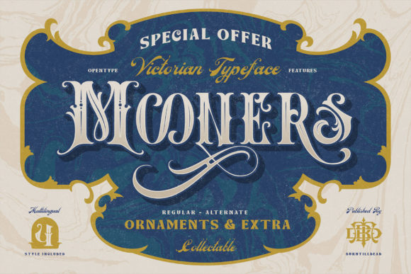 Mooners: A Bold Blackletter for Modern Branding