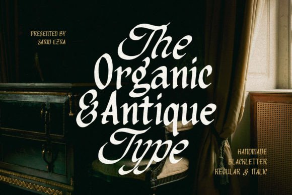 Organic Antique: Why This Hand-Lettered Font Is a Game-Changer for Vintage Branding