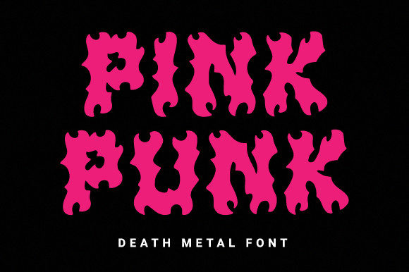 Pink Punk Font Review: A Bold Choice for Dark Design