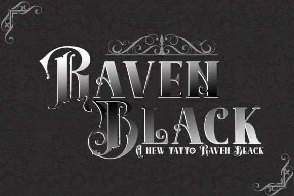 Raven Black: A Royal Tattoo Font for Modern Branding