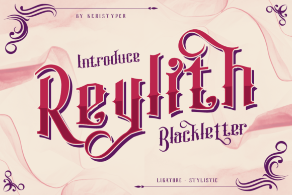 Reylith: The Bold Blackletter Typeface for Modern Branding