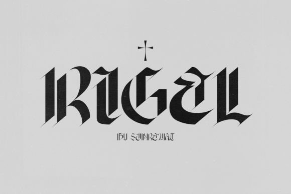 Rigel Typeface: Evaluating the Fusion of Gothic Heritage and Modern Minimalism