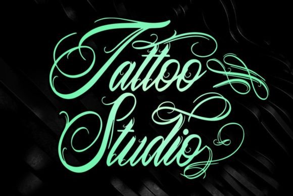 Tattoo Studio Font Evaluation