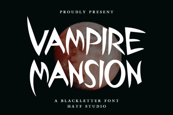 Vampire Mansion: The Ultimate Gothic Font for Dark Designs