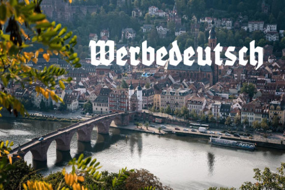 Werbedeutsch: Elevating Design with Historic Blackletter Precision